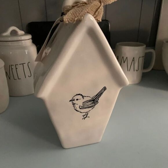 New with tags, Rae Dunn perch birdhouse - Picture 2 of 4